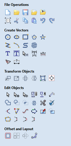 The Drawing Tab - Cut2D Desktop V9.5 Reference Manual